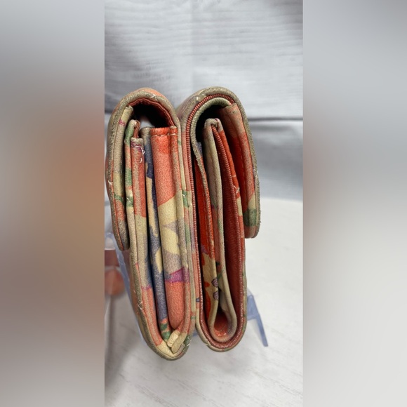 CHANEL Tropical Printed Matelasse Leather Trifold Compact Wallet with COA - Picture 7 of 12